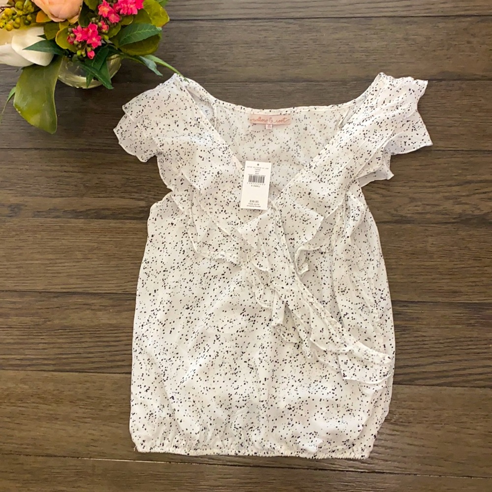 Ruffle tank NWT willow and root from Buckle